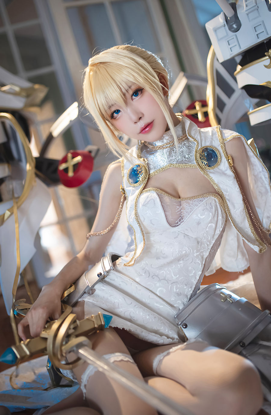 [水淼Aqua] 人气Coser 圣女贞德