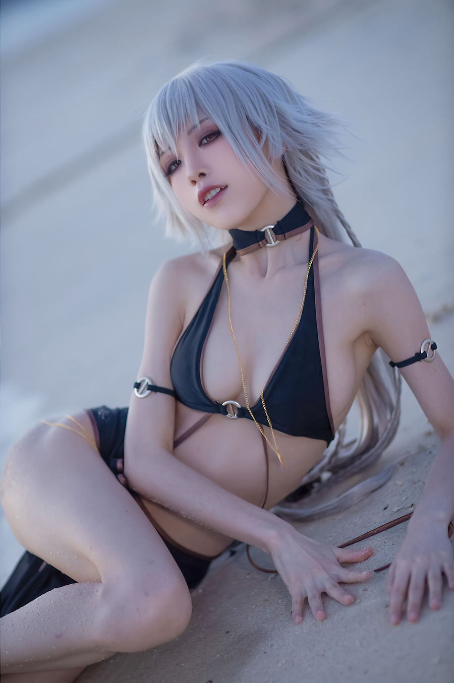 [水淼Aqua] 人气Coser 贞德泳装