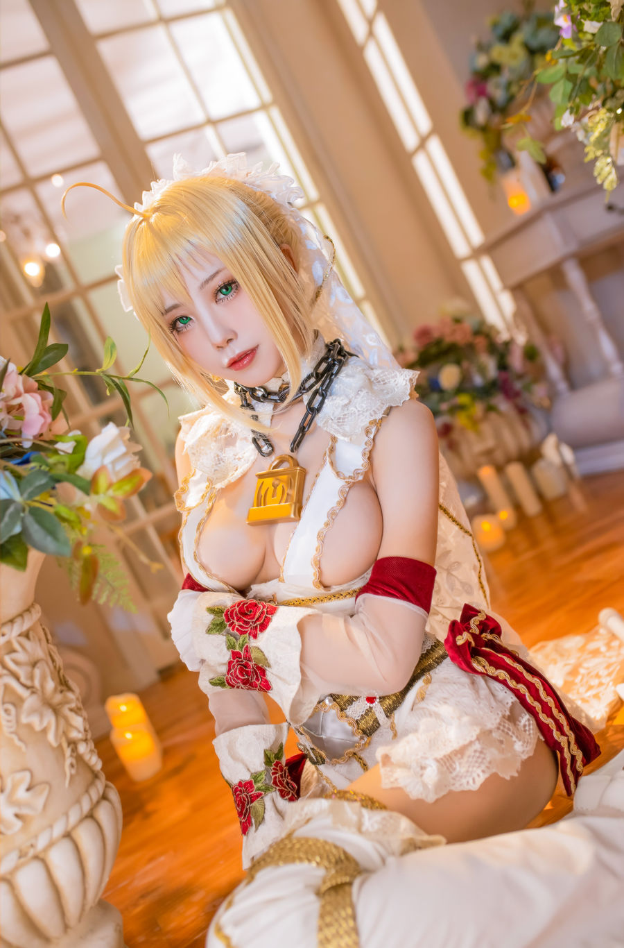 [水淼Aqua] 人气Coser 尼禄x玉藻前