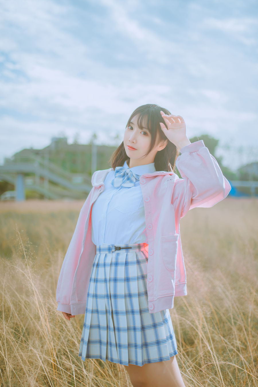 [面饼仙儿] 人气Coser 粉黛草JK