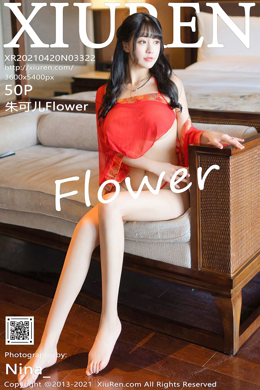 [XIUREN秀人网] 2021.04.20 No.3322 朱可儿Flower