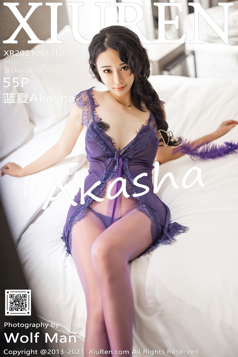 [XIUREN秀人网] 2021.06.17 No.3555 蓝夏Akasha