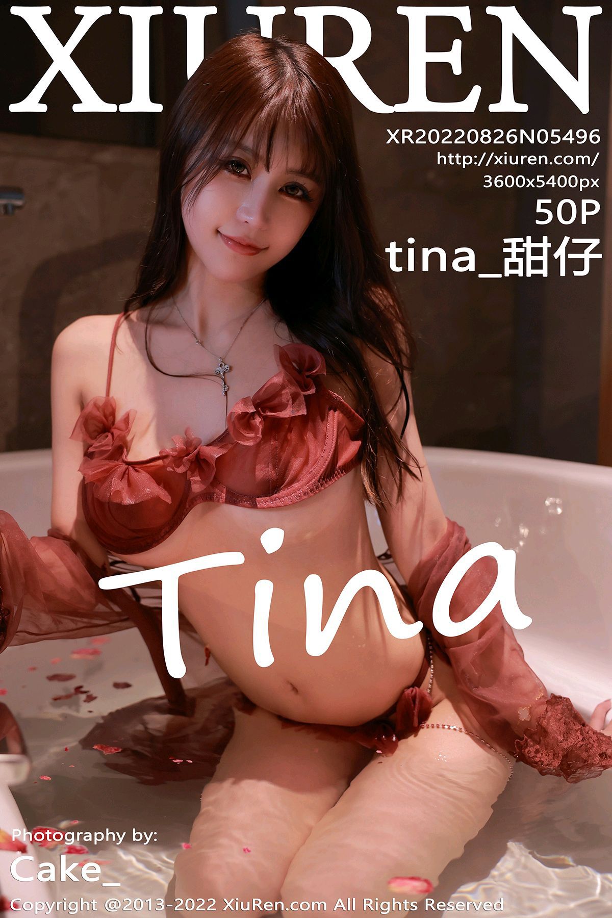 [XIUREN秀人网] 2022.08.26 No.5496 tina_甜仔