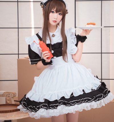 [面饼仙儿] 人气Coser 阿米驴女仆
