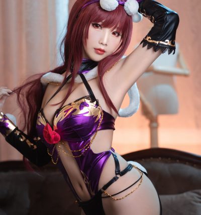 [面饼仙儿] 人气Coser 斯卡哈兔女郎