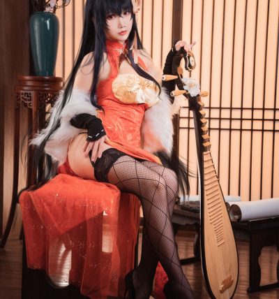 [面饼仙儿] 人气Coser 大凤旗袍