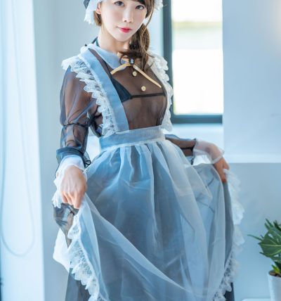 [水淼Aqua] 人气Coser 透明女仆