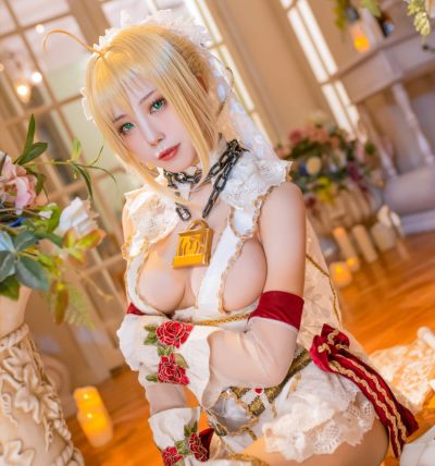 [水淼Aqua] 人气Coser 尼禄x玉藻前