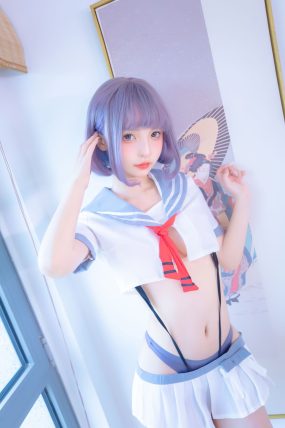 神楽坂真冬 灰丝吊带JK